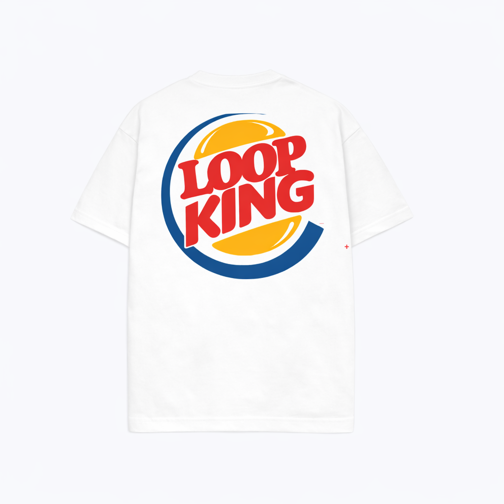 loop king shirt (white)
